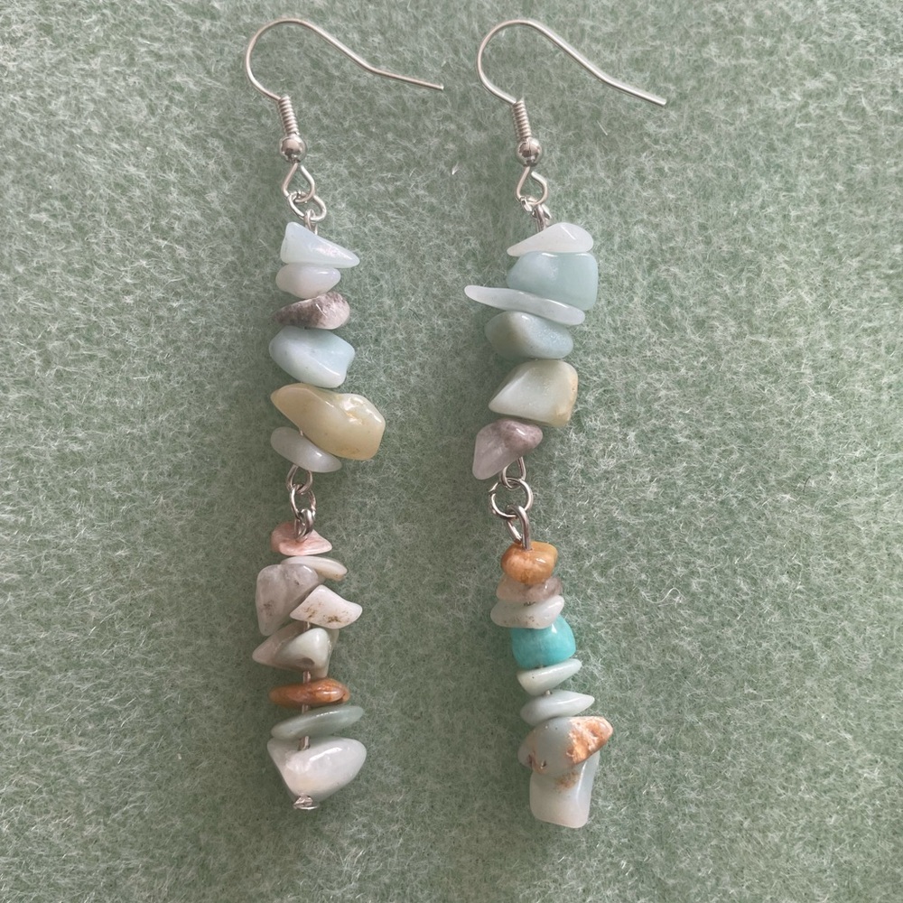 Amazonite Dangle Earrings